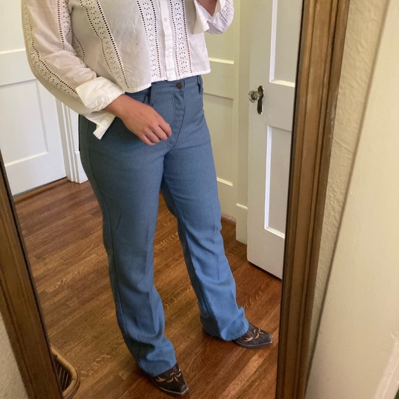 Vintage polyester Levi’s pants - Picture 2 of 11